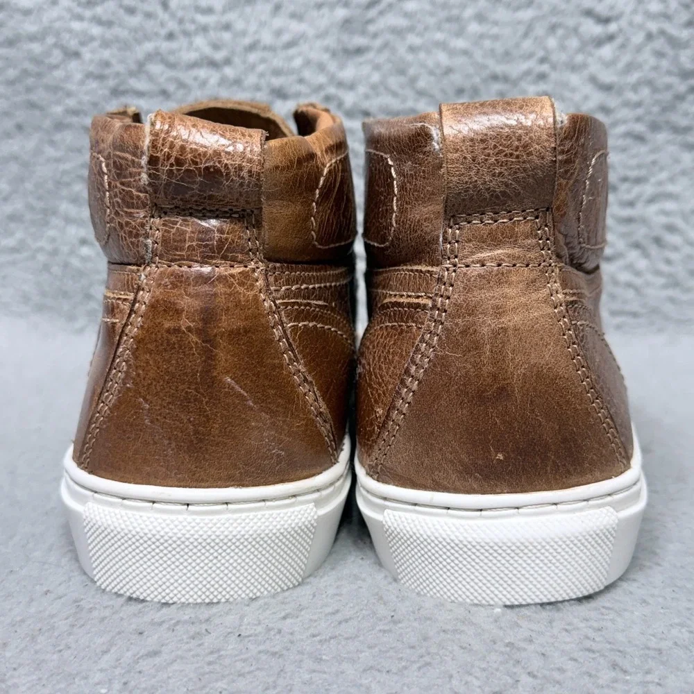 Freebird Shelby Mens Size 9 High Top Sneakers Distressed Brown Leather Lace Up